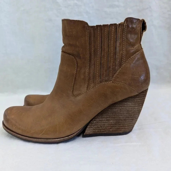 Korkease Chandra brown leather bootie, women's size 9.5 - Picture 5 of 13